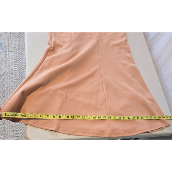 Lulus Formal Party Dress Women's XL Peach Sleeveless Maxi Deep V-Neck NWT - Picture 16 of 16